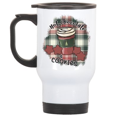 Hot Cocoa Cookies Drink Hot Chocolate Watch Christmas Stainless Steel Travel Mug