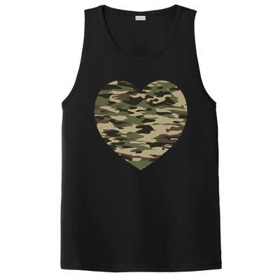 Heart Camoflauge Clothing Camo Military Tactical Gift PosiCharge Competitor Tank