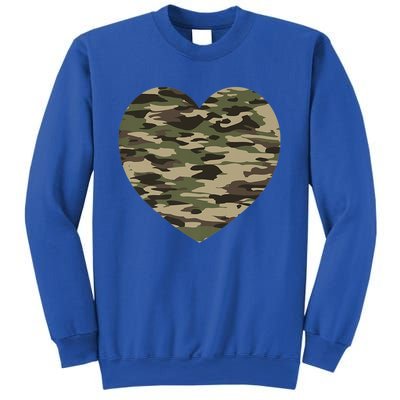 Heart Camoflauge Clothing Camo Military Tactical Gift Sweatshirt