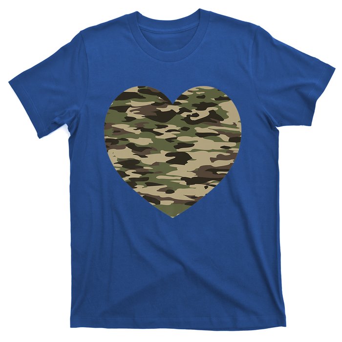 Heart Camoflauge Clothing Camo Military Tactical Gift T-Shirt