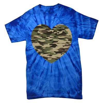 Heart Camoflauge Clothing Camo Military Tactical Gift Tie-Dye T-Shirt