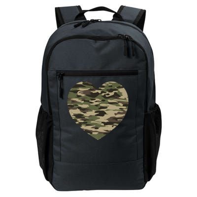 Heart Camoflauge Clothing Camo Military Tactical Gift Daily Commute Backpack