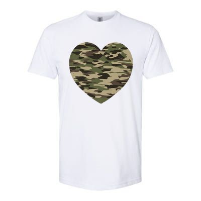 Heart Camoflauge Clothing Camo Military Tactical Gift Softstyle CVC T-Shirt