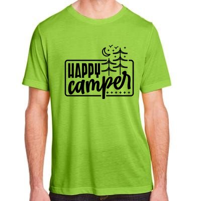 Happy Camper Camping Gift Adult ChromaSoft Performance T-Shirt