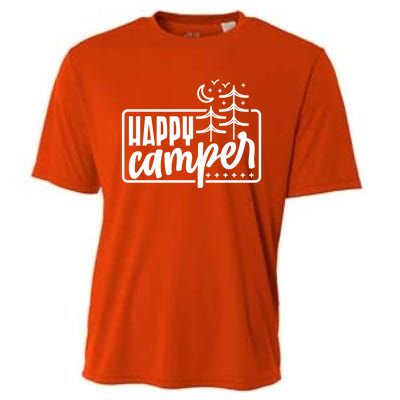 Happy Camper Camping Gift Cooling Performance Crew T-Shirt