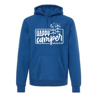 Happy Camper Camping Gift Premium Hoodie