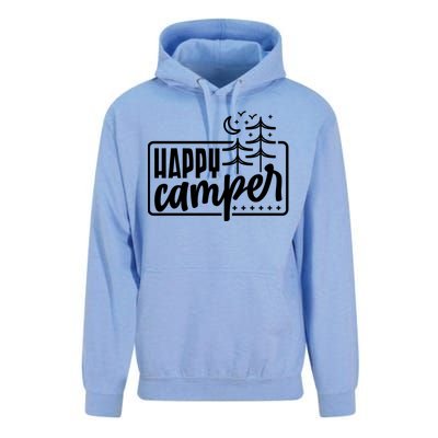 Happy Camper Camping Gift Unisex Surf Hoodie