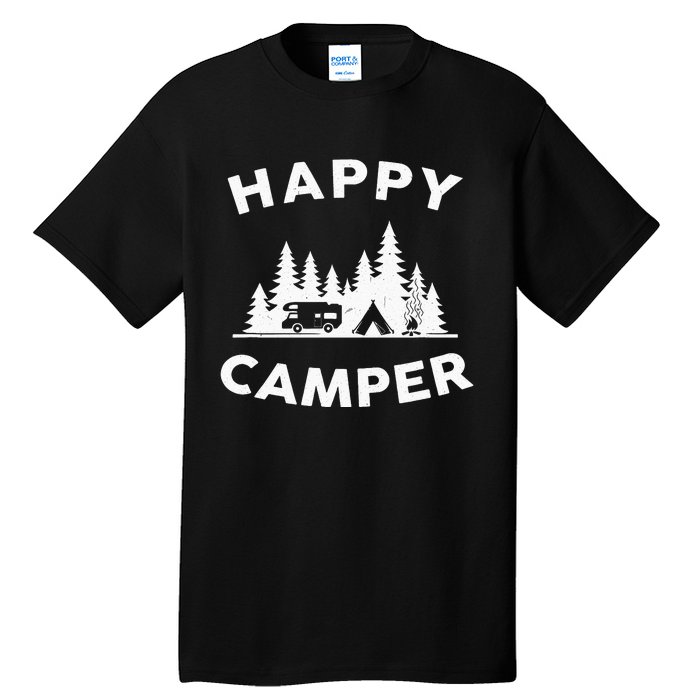 Happy Camper Camping Tall T-Shirt