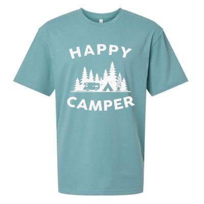 Happy Camper Camping Sueded Cloud Jersey T-Shirt