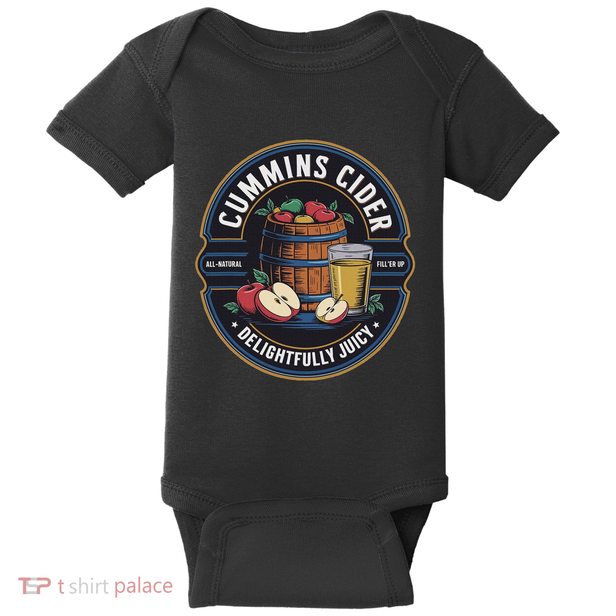 Haul Cummins Cider S Funny Baby Bodysuit