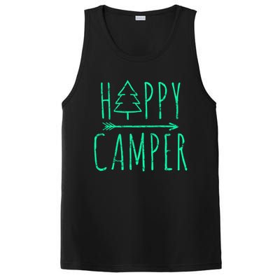 Happy Camper Camping Gift PosiCharge Competitor Tank