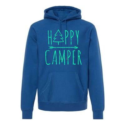 Happy Camper Camping Gift Premium Hoodie