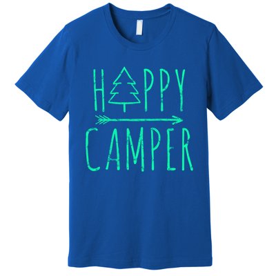 Happy Camper Camping Gift Premium T-Shirt