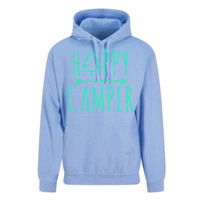 Happy Camper Camping Gift Unisex Surf Hoodie