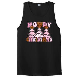 Howdy Christmas Cute Holiday PosiCharge Competitor Tank