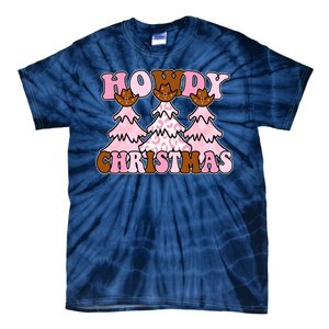 Howdy Christmas Cute Holiday Tie-Dye T-Shirt