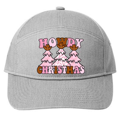 Howdy Christmas Cute Holiday 7-Panel Snapback Hat