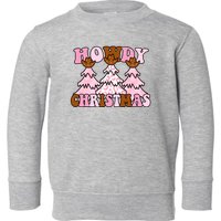 Howdy Christmas Cute Holiday Toddler Sweatshirt