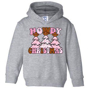 Howdy Christmas Cute Holiday Toddler Hoodie