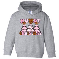 Howdy Christmas Cute Holiday Toddler Hoodie