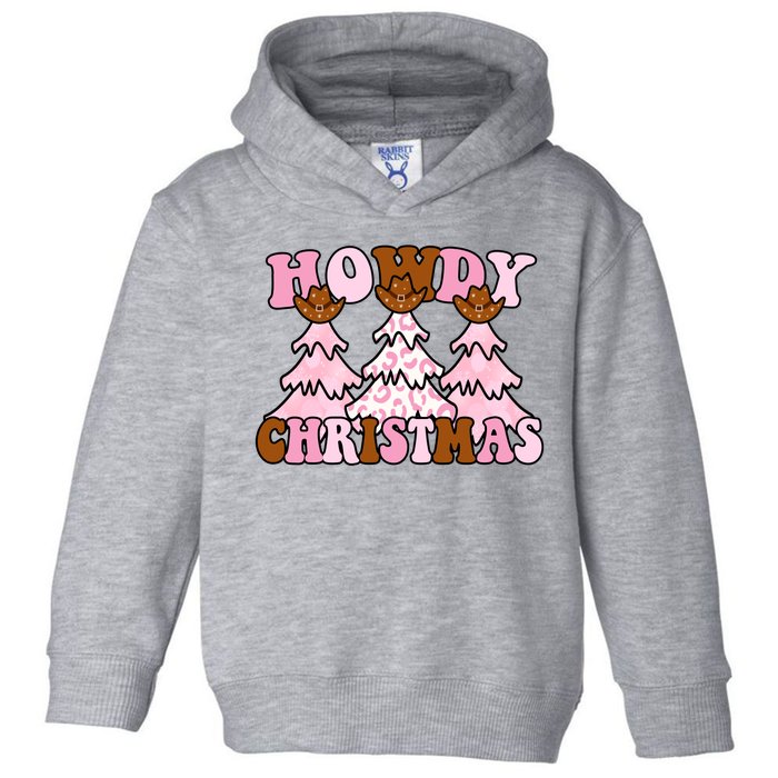 Howdy Christmas Cute Holiday Toddler Hoodie