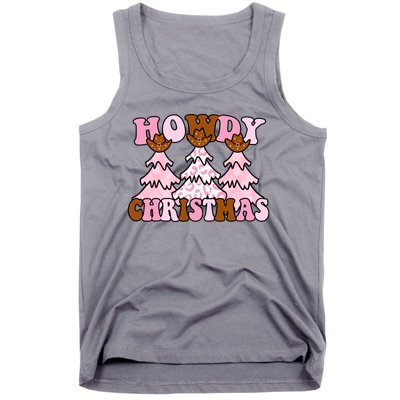 Howdy Christmas Cute Holiday Tank Top