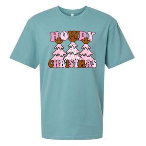 Howdy Christmas Cute Holiday Sueded Cloud Jersey T-Shirt