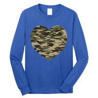 Heart Camoflauge Clothing Camo Military Tactical Gift Long Sleeve Shirt