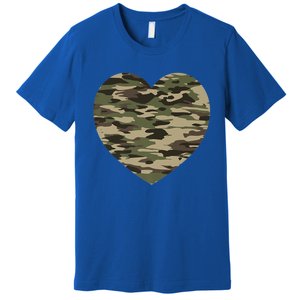 Heart Camoflauge Clothing Camo Military Tactical Gift Premium T-Shirt