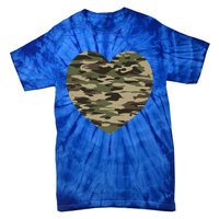 Heart Camoflauge Clothing Camo Military Tactical Gift Tie-Dye T-Shirt