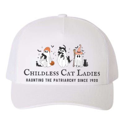 Halloween Childless Cat Lady Yupoong Adult 5-Panel Trucker Hat