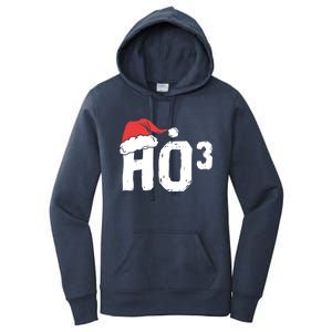 Ho3 Cubed Christmas Ho Ho Ho Math Teacher Xmas Mathematics Great Gift Women's Pullover Hoodie