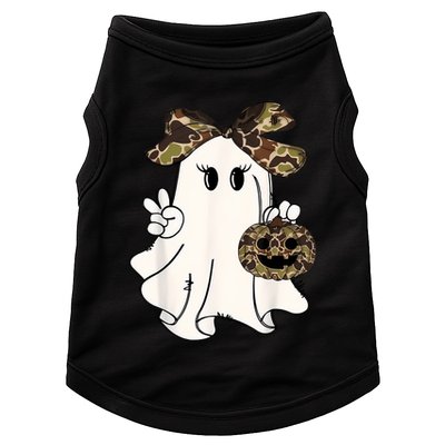 Halloween Camouflage Camo Ghost Hello Hunting Season Doggie Tank