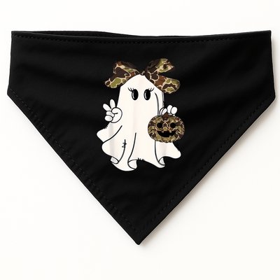 Halloween Camouflage Camo Ghost Hello Hunting Season USA-Made Doggie Bandana