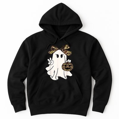 Halloween Camouflage Camo Ghost Hello Hunting Season Hoodie