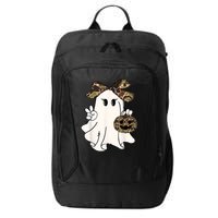 Halloween Camouflage Camo Ghost Hello Hunting Season City Backpack