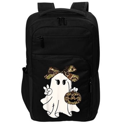 Halloween Camouflage Camo Ghost Hello Hunting Season Impact Tech Backpack