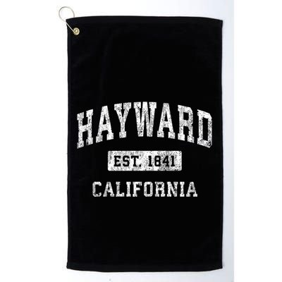 Hayward California Ca Vintage Established Sports Golf Towel