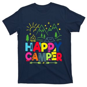 Happy Camper Camping Funny Gift T-Shirt