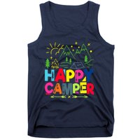 Happy Camper Camping Funny Gift Tank Top