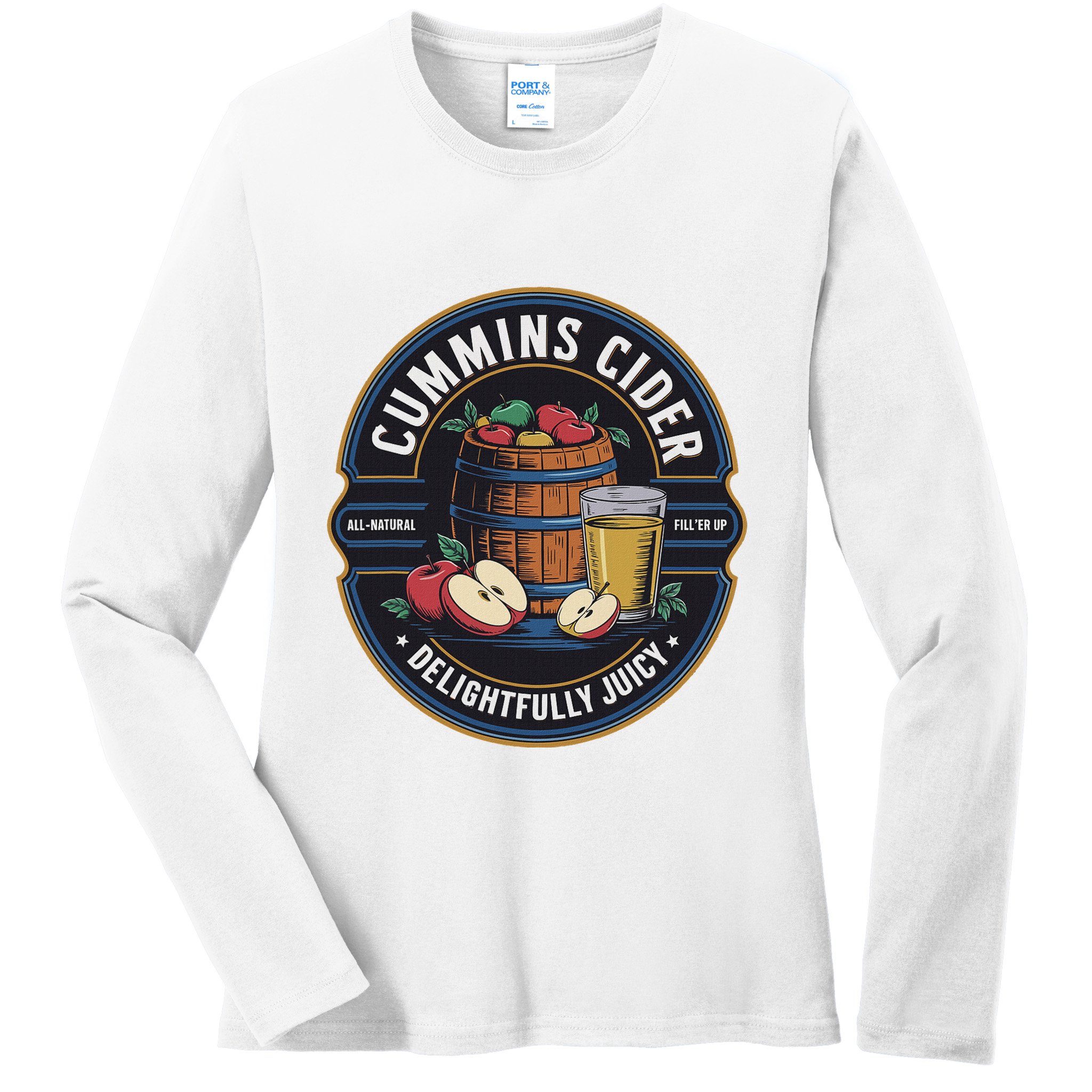 Haul Cummins Cider Ladies Long Sleeve Shirt