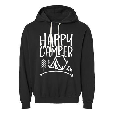 Happy Camper Camping Vacation For, Wo, And Garment-Dyed Fleece Hoodie