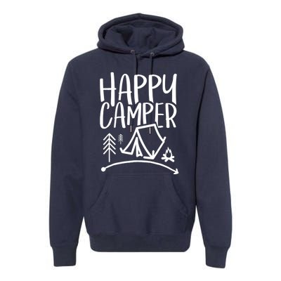 Happy Camper Camping Vacation For, Wo, And Premium Hoodie