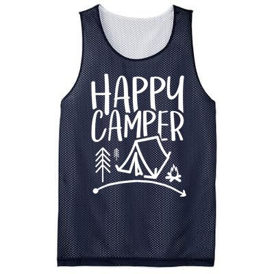 Happy Camper Camping Vacation For, Wo, And Mesh Reversible Basketball Jersey Tank