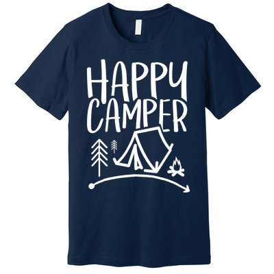 Happy Camper Camping Vacation For, Wo, And Premium T-Shirt