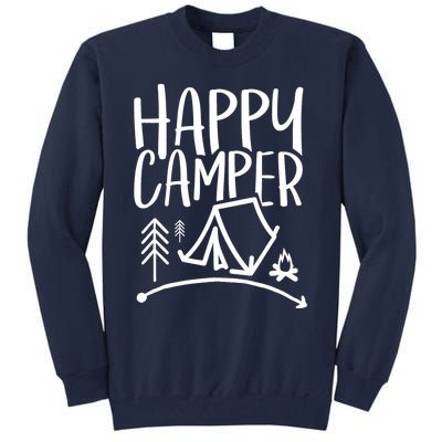 Happy Camper Camping Vacation For, Wo, And Tall Sweatshirt