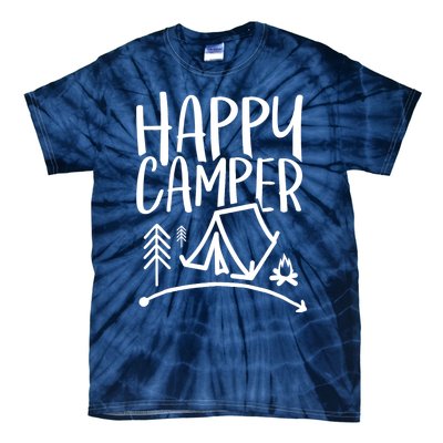 Happy Camper Camping Vacation For, Wo, And Tie-Dye T-Shirt