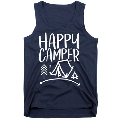 Happy Camper Camping Vacation For, Wo, And Tank Top