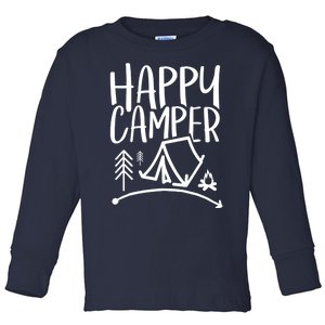 Happy Camper Camping Vacation For, Wo, And Toddler Long Sleeve Shirt