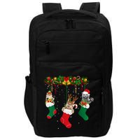 Hanging Cats Christmas Stockings Impact Tech Backpack